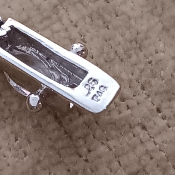 FAS Silver Rhinestone Tennis Bracelet - Picture 5 of 8